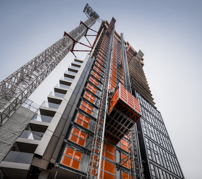 IONIC hybrid generator powering construction equipment